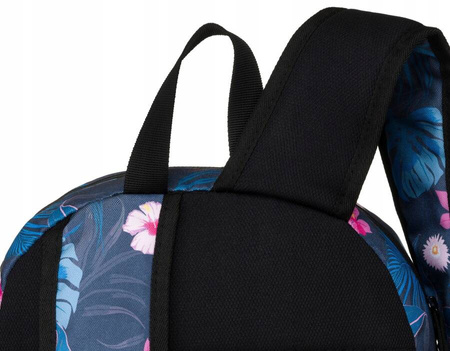 Klassischer Damen Rucksack aus Polyester mit Blumenmuster – Rovicky