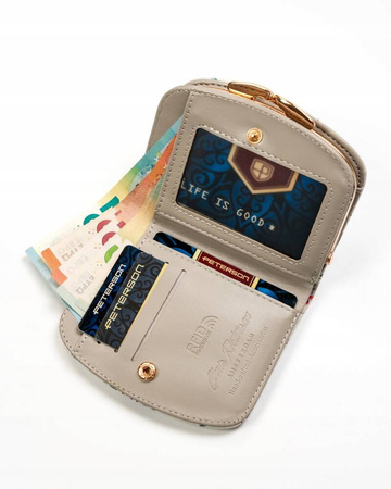 Kleine Damen Geldbörse aus Öko-Leder – Peterson