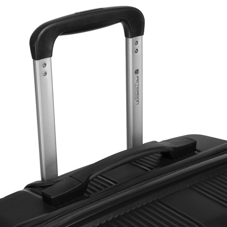 Peterson Koffer-Set aus ABS-Kunststoff in Schwarz