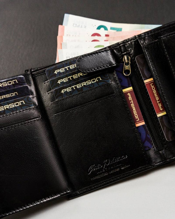 Klassische Herren Geldbörse ohne äußeren Verschluss – Peterson