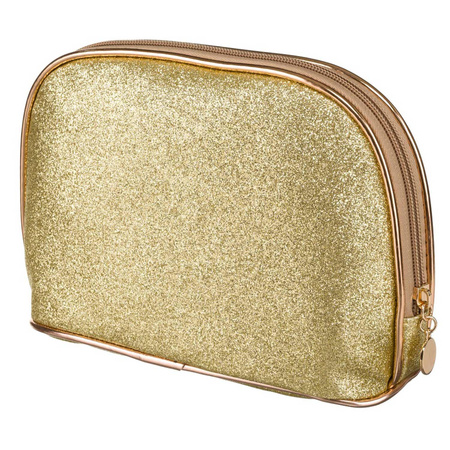 Glitzernder Kosmetik-Organizer in Gold – Peterson