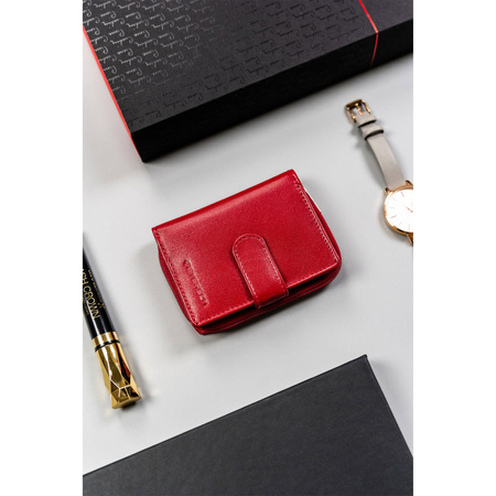 Damen Geldbörse mit Druckknopf und Reißverschluss – Peterson