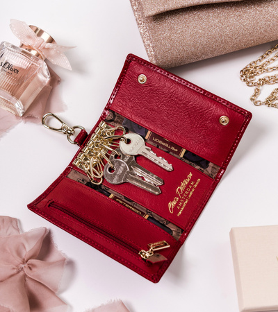 Leder Schlüsseletui mit mehreren Fächern – Peterson