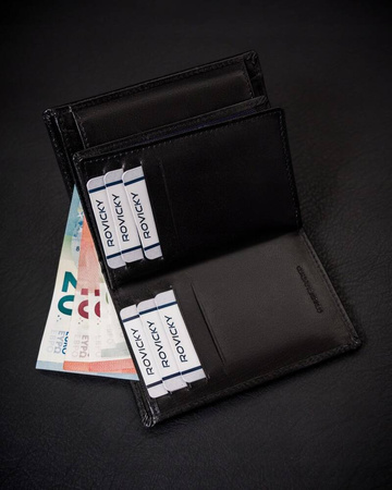 Erweiterte Herren Geldbörse aus echtem Leder – Rovicky