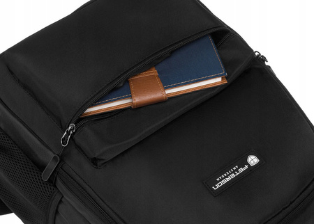 Geräumiger Herren-Rucksack aus Polyester mit Laptopfach – Peterson