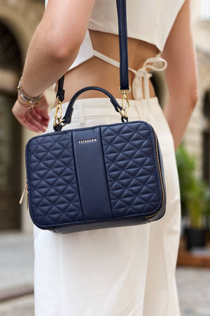 Kleine elegante Damen Umhängetasche aus Öko-Leder – Peterson