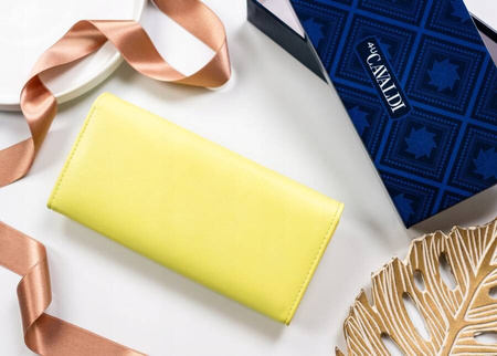 Elegante große Damen Geldbörse aus Öko-Leder – 4U Cavaldi