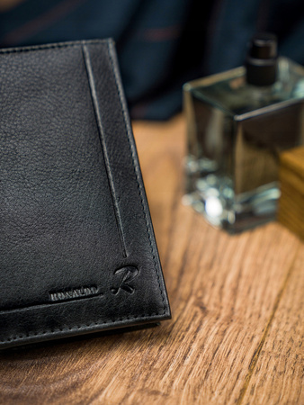 Herren Geldbörse aus Echtleder ohne Verschluss – Ronaldo