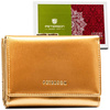 Modische goldene Damen Geldbörse aus lackiertem Echtleder – Peterson