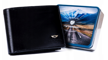 Große Herren Geldbörse aus Leder ohne Verschluss – Peterson