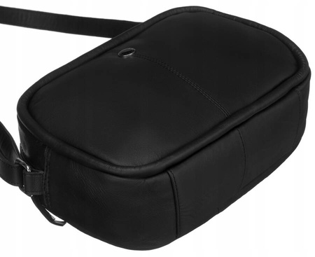 Klassische Damen Umhängetasche aus Echtleder – Peterson