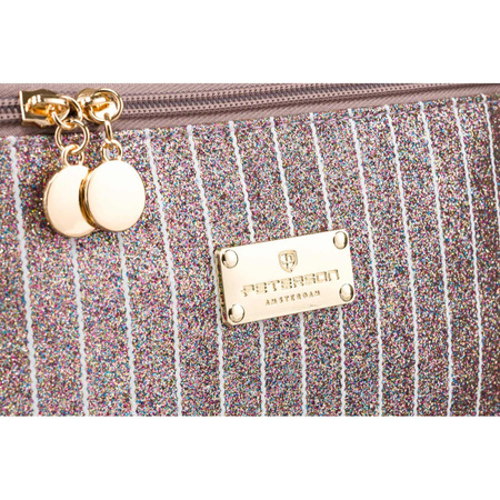 Rechteckige Kosmetiktasche mit Organizer für Reisen – Peterson