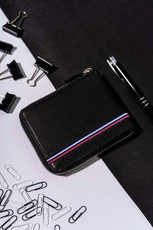 Herren Geldbörse aus Leder mit Reißverschluss – Always Wild