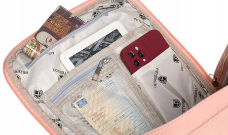 Städtischer, geräumiger Rucksack aus Polyester – Peterson