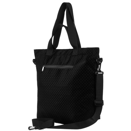 Große Damen-Handtasche in Schwarz mit Außenfach mit Reißverschluss - Rovicky