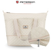 Beige Trainingstasche aus Polyester, mit einem Fach - Peterson