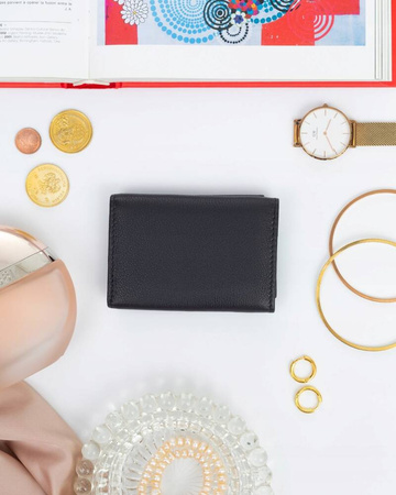 Kleine Damen Geldbörse aus echtem Leder – Rovicky