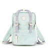Damen City-Rucksack in Mint-Grau mit Reißverschluss – Himawari