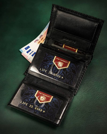 Herren Geldbörse aus Leder vertikal – Peterson