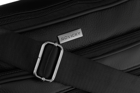 Herren Umhängetasche aus Leder für die Arbeit – Rovicky