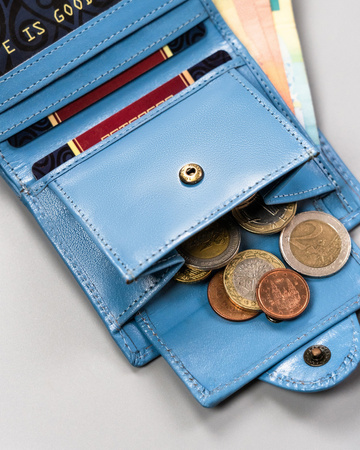 Damen Geldbörse aus Leder mit RFID-Schutz – Peterson