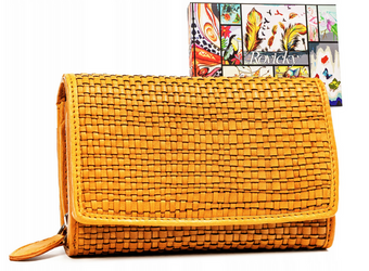 Elegante Damen Geldbörse aus Echtleder – Rovicky