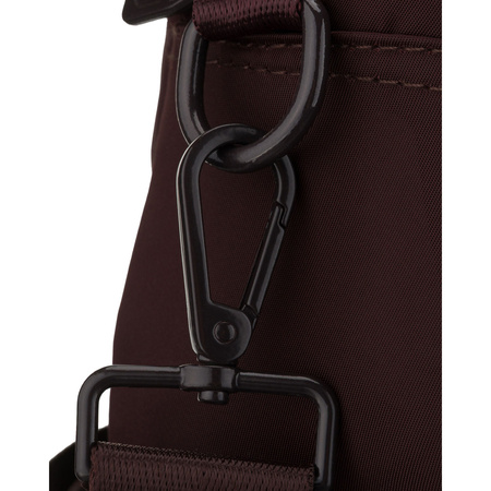 Schwarze, urbane Damenhandtasche aus Polyester, einteilig - Peterson