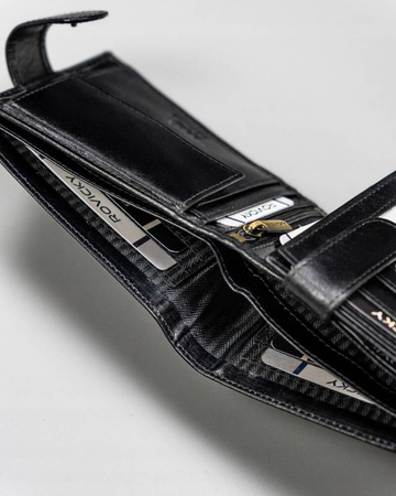 Große Herren Geldbörse aus Echtleder – Rovicky