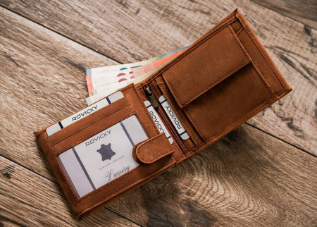 Große Herren Geldbörse aus Leder – Always Wild