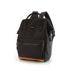 Schwarzer Damen Rucksack für die Stadt mit USB-Anschluss – Himawari