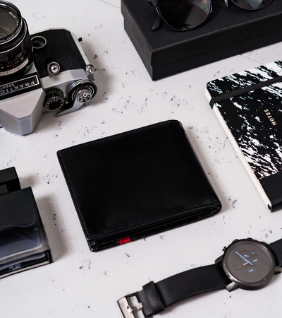 Herren Geldbörse mit rotem Band – Rovicky