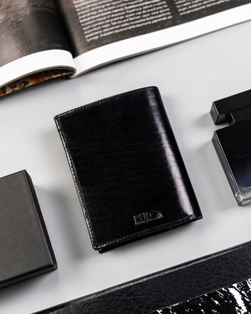 Große Herren Geldbörse aus Leder ohne Verschluss – Peterson