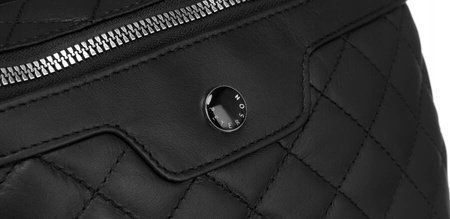 Städtische, gesteppte Damen Gürteltasche aus Leder – Peterson