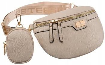 Geräumige Damen Gürteltasche mit breitem Gurt und zusätzlicher Geldbörse – Peterson