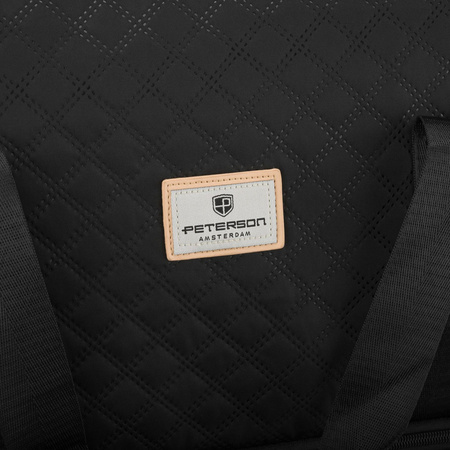 Sportliche, Trainings-Tasche in Schwarz aus Polyester - Peterson