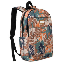 Klassischer Damen Rucksack aus Polyester mit Blumenmuster – Rovicky