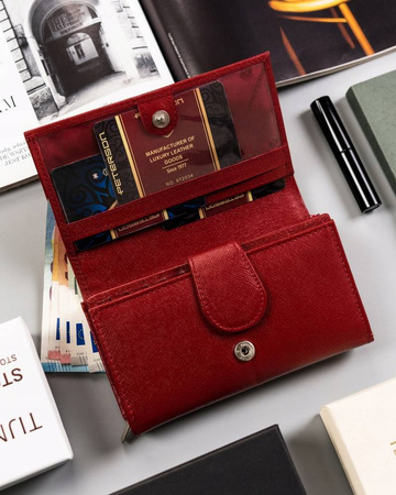 Mittelgroße Damen Geldbörse aus Echtleder – Peterson