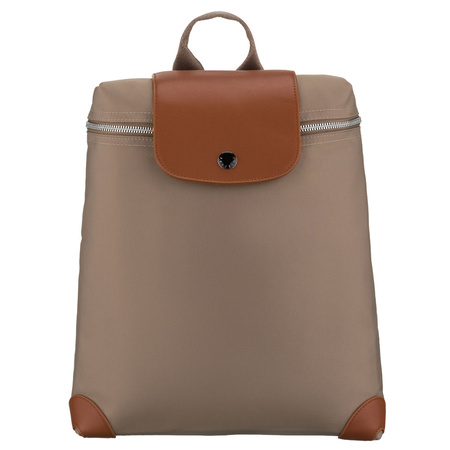 Städtischer Damen-Rucksack aus Polyester in Beige-Braun – Peterson