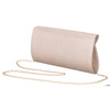 Beige, glitzernde Damen-Clutch aus synthetischem Stoff, mit Magnetverschluss – Rovicky