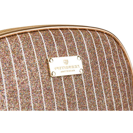 Kosmetiktasche für Make-up in Roségold – Peterson
