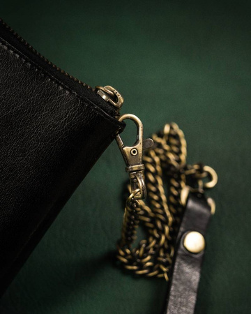 Große Herren Geldbörse aus Leder mit Reißverschluss – Peterson