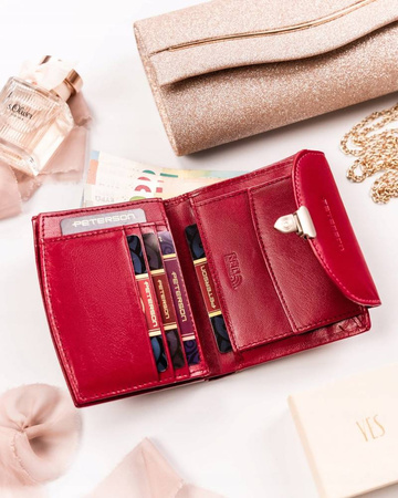 Damen Geldbörse aus echtem Leder – Peterson