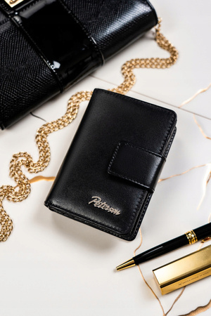 Geschenkset: Damen Geldbörse aus Leder und Schlüsselanhänger – Peterson