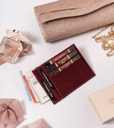 Dokumenten- und Geldschein-Etui aus Leder – Peterson