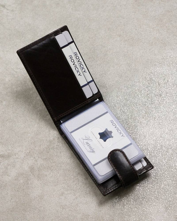 Kartenetui aus Leder - Rovicky