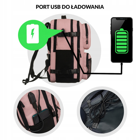 Reiserucksack aus wasserabweisendem Polyester – Himawari