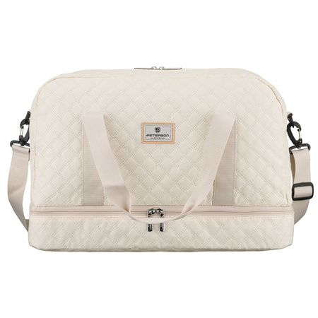 Sportliche Trainingstasche in Beige aus Polyester - Peterson