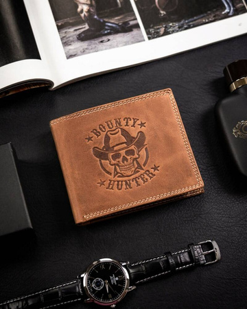 Große Herren Geldbörse aus echtem Leder – Always Wild