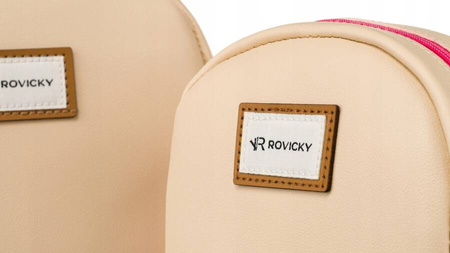 Set aus zwei Damen Kosmetiktaschen aus Öko-Leder – Rovicky