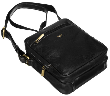 Ledertasche PTN TB-709-COM SCHWARZ